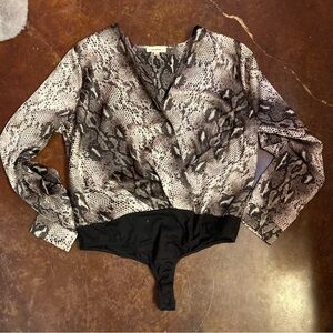 Ladies Snakeskin Body Suit